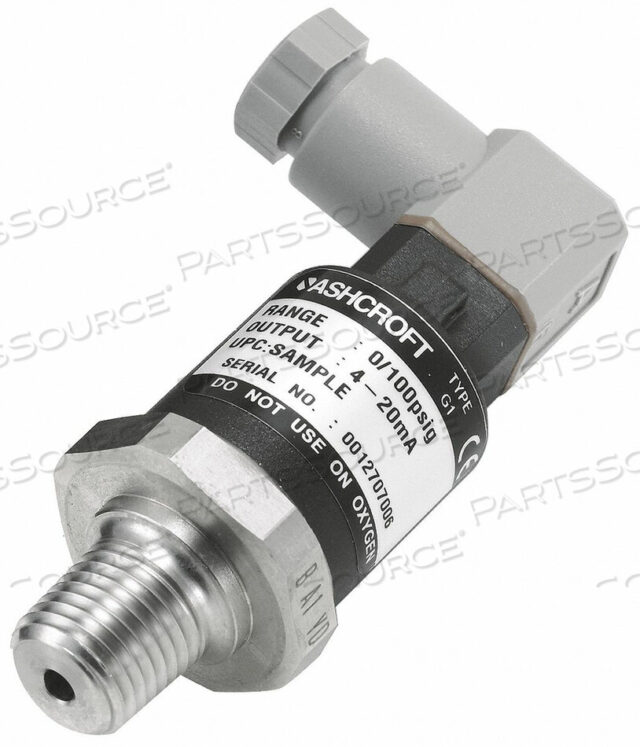 OEM#: G17M0215M1200#D3882 TRANSDUCER 0 TO 200 PSI OUTPUT 1 TO 5VDC by Ashcroft Inc.