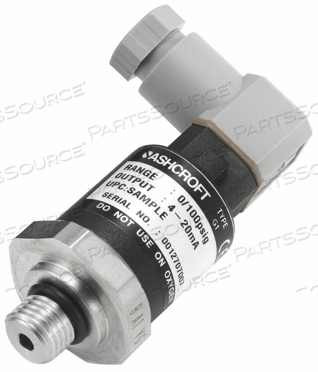 OEM#: G17MEK15M1500#D3882 TRANSDUCER 0 TO 500 PSI OUTPUT 1 TO 5VDC by Ashcroft Inc.