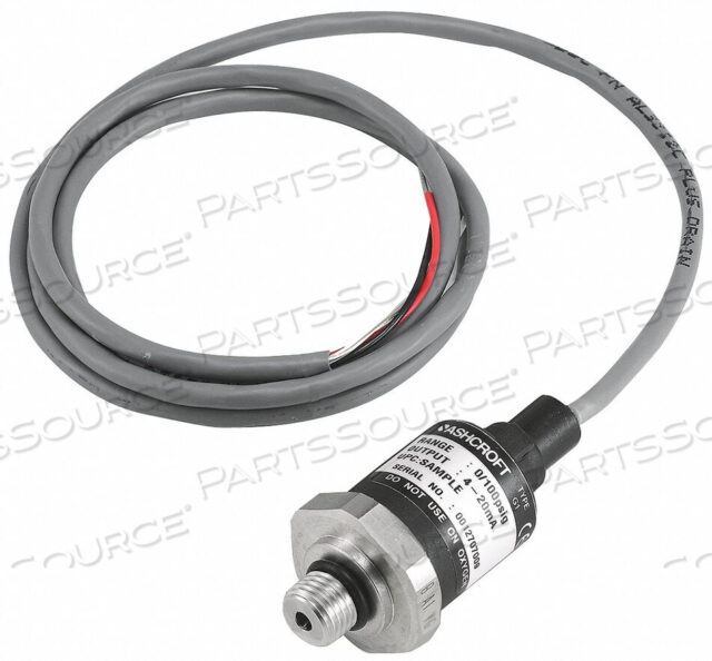 OEM#: G17MEK42F23000#D3858 PRESSURE TRANSDUCER RANGE 0 TO 3000 PSI by Ashcroft Inc.