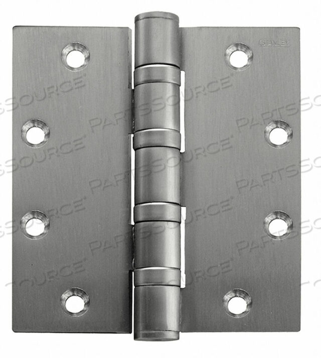 OEM#: FBB199 5X4 5 HW DOOR HINGE 32D STSTEMPLATE HINGE FLUSH BALL 5 IN H by Stanley