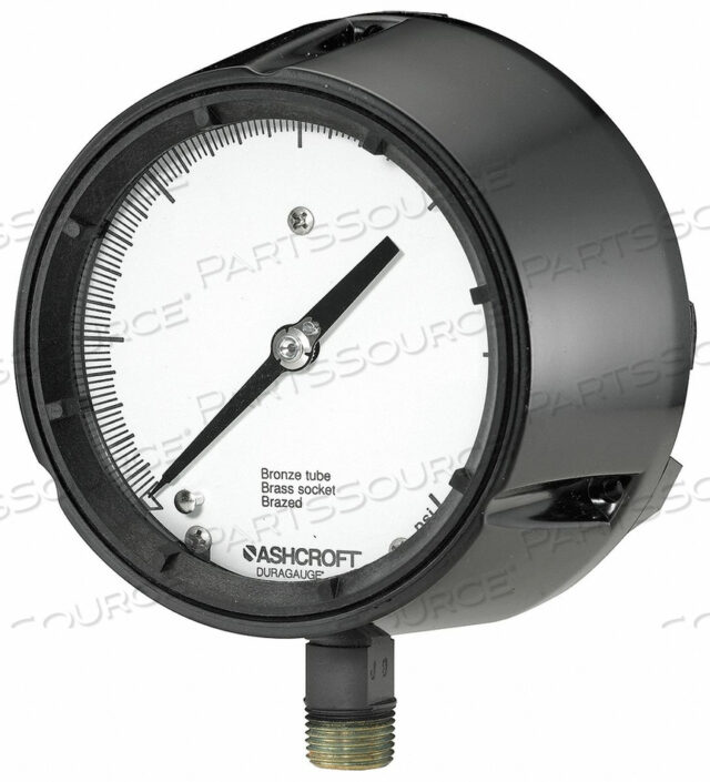 OEM#: 451279AS04L600#PRESSURE GAUGE 0 TO 600 PSI 4-1/2IN by Ashcroft Inc.