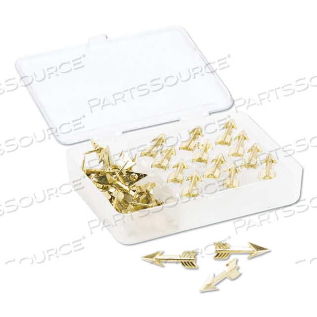 OEM#: 3083U06-24FASHION PUSH PINS, STEEL, GOLD, 0.38, 36/PACK by U Brands