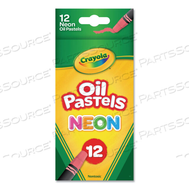 OEM#: 52-4613NEON OIL PASTELS, 12 ASSORTED COLORS, 12/PACK by Crayola