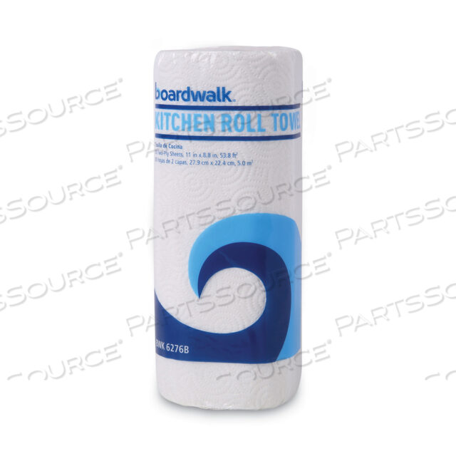 KITCHEN ROLL TOWEL 2-PLY 11 X 8 WHITE 80/ROLL 30 ROLLS/CARTON