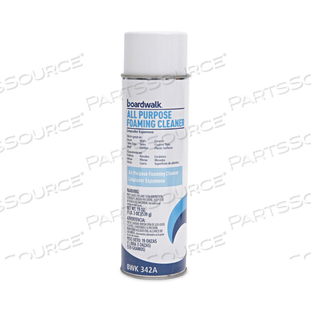 OEM#: 1041290ALL-PURPOSE FOAMING CLEANER W/AMMONIA, 19 OZ AEROSOL SPRAY, 12/CARTON by Boardwalk