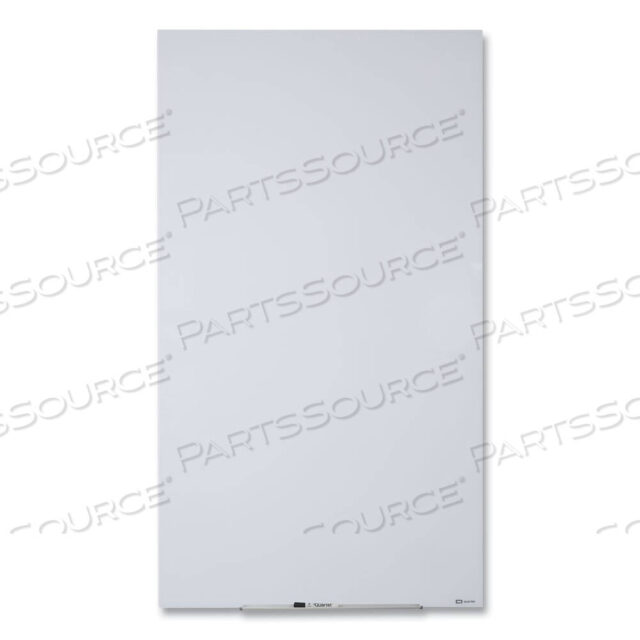 OEM#: Q012850IMWINVISAMOUNT VERTICAL MAGNETIC GLASS DRY-ERASE BOARDS, 28 X 50, WHITE SURFACE by Quartet