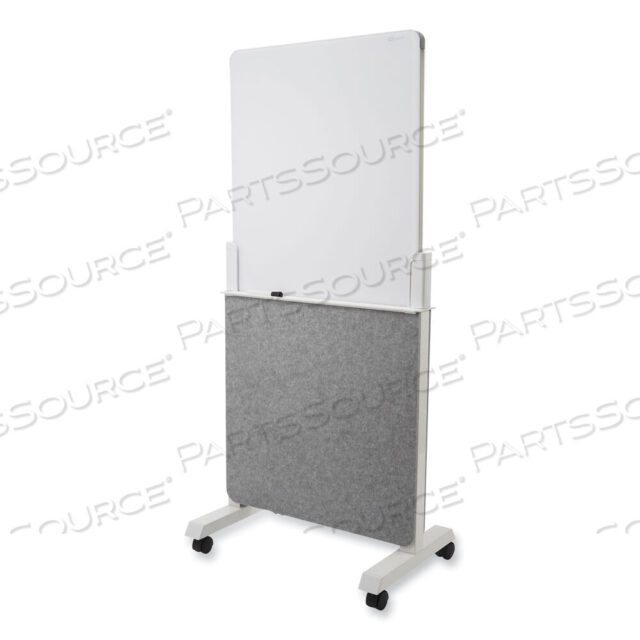 OEM#: Q293066WAGILE GLASS DRY-ERASE EASEL, 25.5 X 60.5, WHITE SURFACE by Quartet