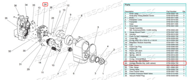 TIMING MODULE WITH VALVE