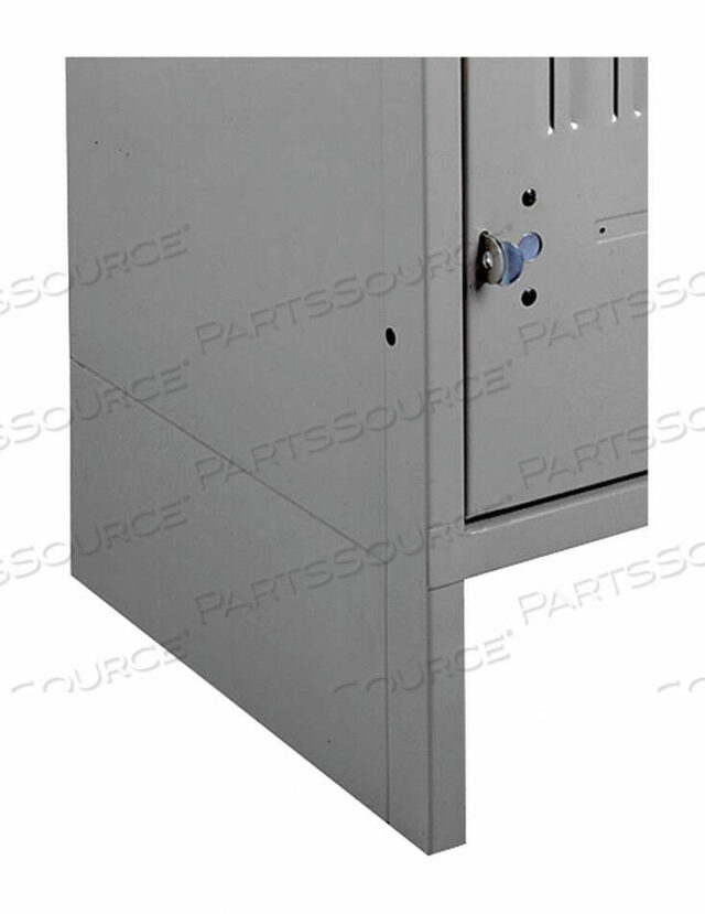 OEM#: EB-12 MED GRAYEND LOCKER BASE 12 IN GRAY by Tennsco Corp.