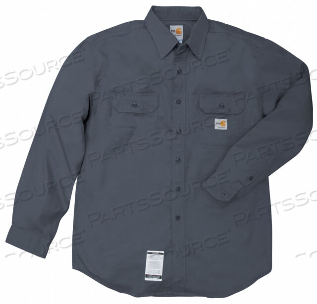 OEM#: FRS160-DNY LRG REGFR LONG SLEEVE SHIRT NAVY L BUTTON by Carhartt