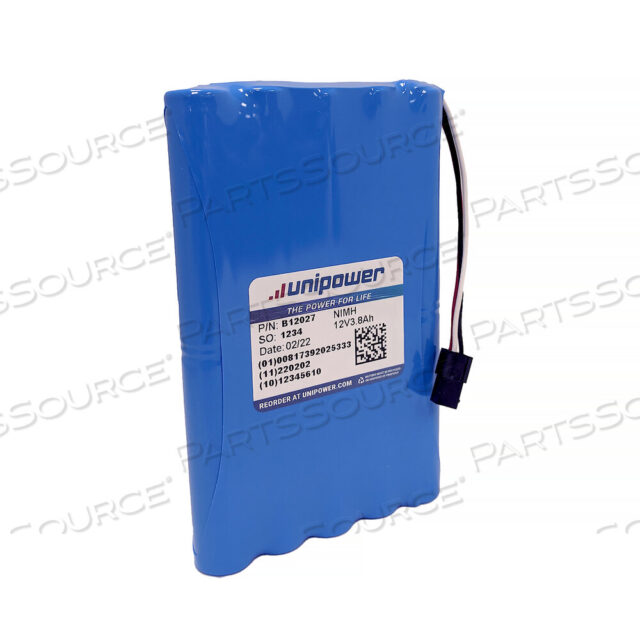 Replaces Smiths Medical 80025B1SMITHS MEDICAL ADVISOR MONITOR 12-636A BATTERY