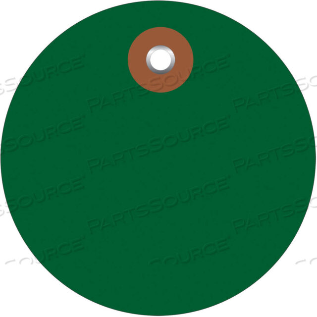 OEM#: G26068PLASTIC CIRCLE TAGS, 2, GREEN, 100/EACH by BOX Partners (Box Acquisitions, LLC)