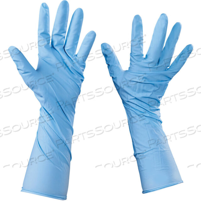 OEM#: GLV2014LNITRILE GLOVES WITH EXTENDED CUFF, LARGE, BLUE, 50/CASE by BOX Partners (Box Acquisitions, LLC)
