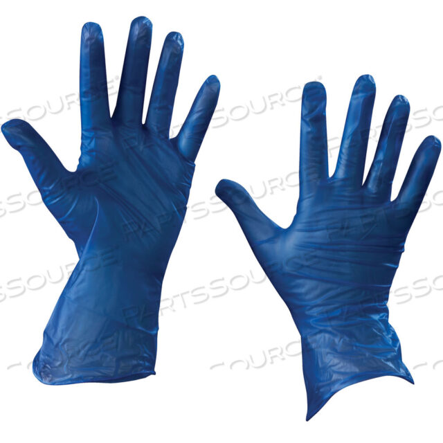 OEM#: GLV2045LVINYL GLOVES, POWDER FREE, 5 MIL, LARGE, BLUE, 100/CASE by BOX Partners (Box Acquisitions, LLC)
