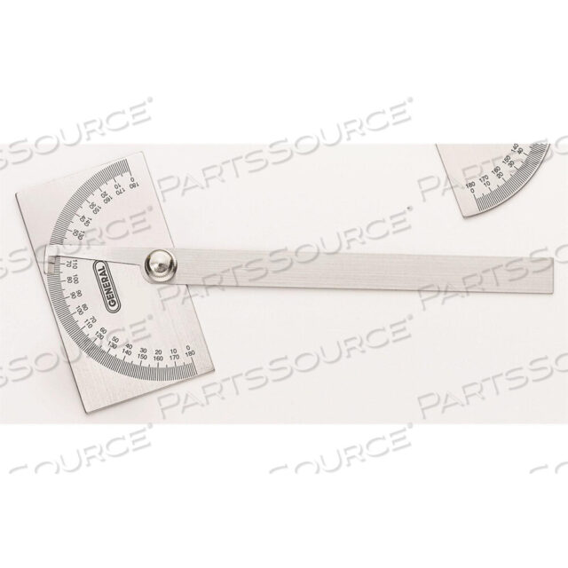 OEM#: 1818 GENERAL TOOLS STEEL PROTRACTORS. PREFERRED BY MACHINISTS by General Tools & Instruments