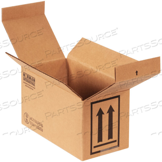 OEM#: HAZCO2QHAZ MAT BOXES, 2 - 1 QUART, 9 1/2 X 4 5/8 X 5, KRAFT, 25/BUNDLE by BOX Partners (Box Acquisitions, LLC)