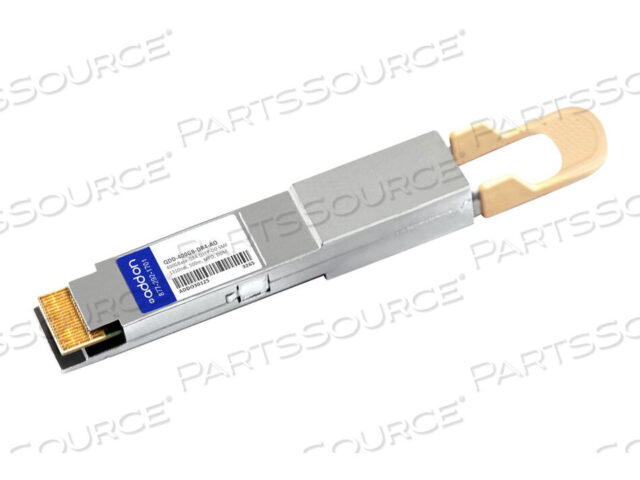 OEM#: QDD-400GB-DR4-AOADDON MSA AND TAA COMPLIANT 400GBASE-DR4 QSFP-DD TRANSCEIVER (SMF, 1310NM, 500M, by ADDON
