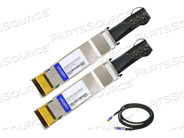 OEM#: QDD-400G-PDAC-2P5M-AOADDON JUNIPER NETWORKS COMPATIBLE TAA COMPLIANT 400GBASE-CU QSFP-DD TO QSFP-DD D by ADDON