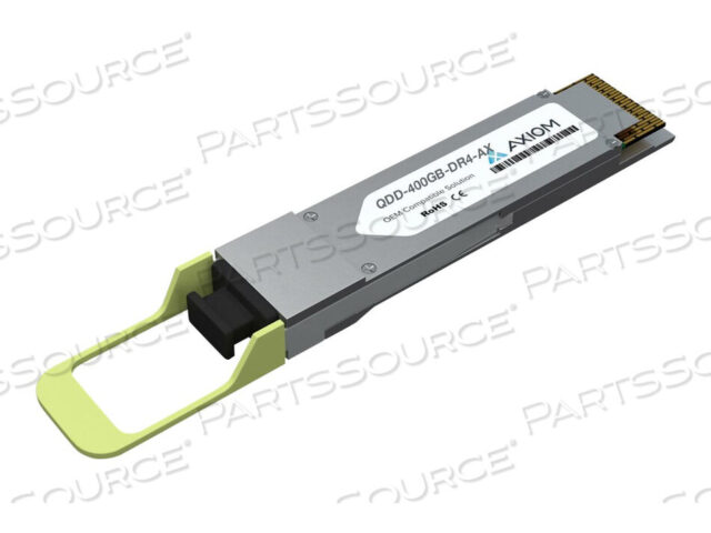 OEM#: QDD-400GB-DR4-AXAXIOM 400GBASE-DR4 QSFP-DD FOR MSA by Axiom