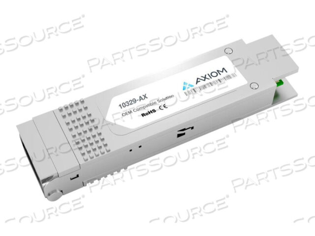 OEM#: 10329-AXAXIOM 40GBASE-SR-BIDI QSFP+ TRANSCEIVER FOR EXTREME - 10329 by Axiom