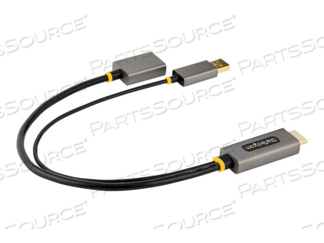 OEM#: 128-HDMI-DISPLAYPORT1FT HDMI TO DISPLAYPORT ADAPTER CONVERTS AND BOOSTS ANY HDMI 2.0 SOURCE TO A DP by StarTech.com Ltd.