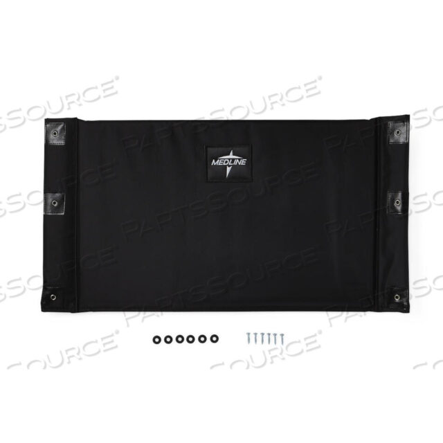 OEM#: WCA806926SH226 VINYL BACK UPHOLSTERY FOR SHUTTLE EXTRA-WIDE WHEELCHAIR - BLACK by Medline Industries, Inc.