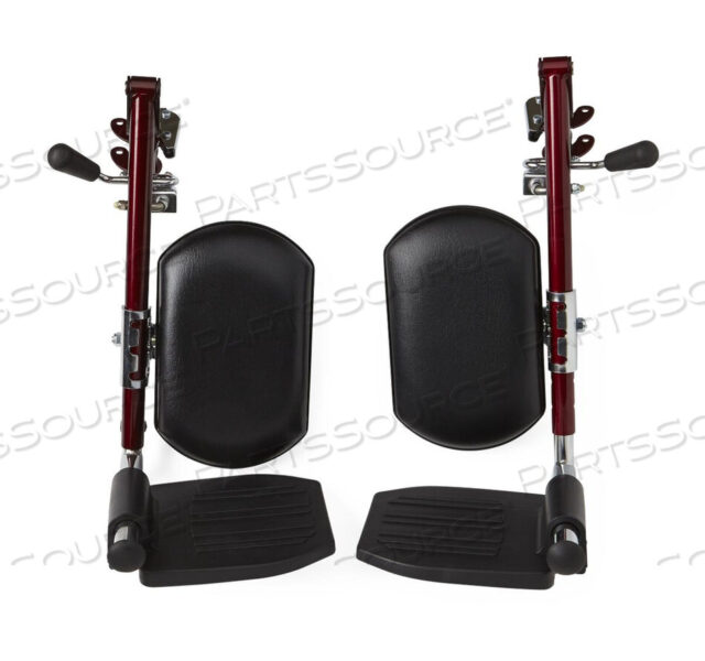 OEM#: WCA806985RELEVATING LEG REST, RED, PAIR by Medline Industries, Inc.