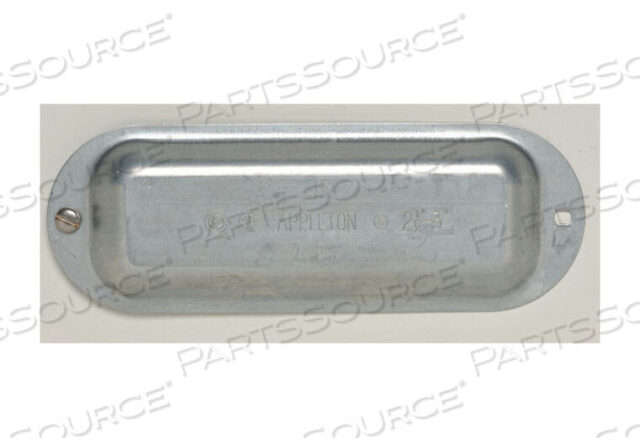 OEM#: K250&300CONDUIT BODY BLANK COVER 2-1/2 & 3 STAMPED STEEL SCREW-ON MOUNT by Appleton Electric