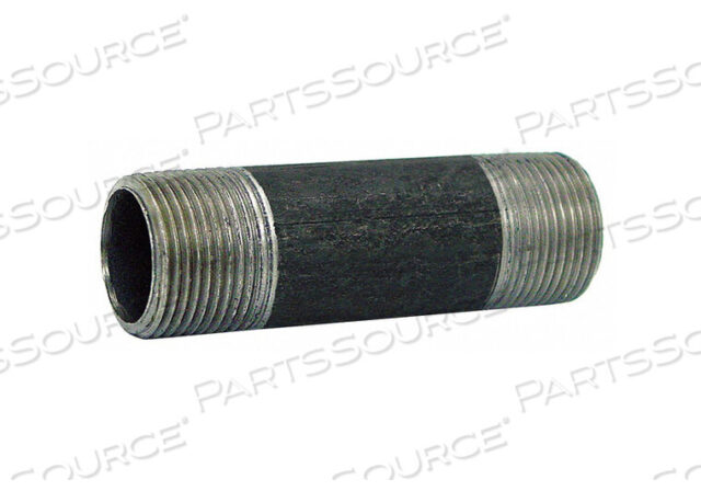 OEM#: 0330018003BLACK PIPE NIPPLE THREADED 1/2X10 IN by Beck