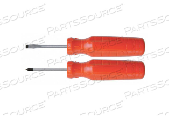 SCREWDRIVER SET SLOTTED/PHILLIPS 2 PC