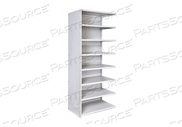 OEM#: A4723-18PL-AMMETAL SHLVING CLOSED ADD-ON 87 H 8 SHELF by Hallowell