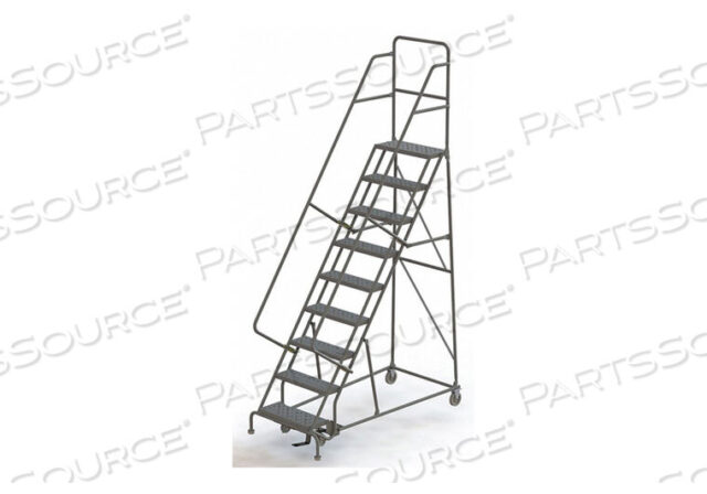 OEM#: KDSR1092429 STEP 24W 10D TOP STEP STEEL ROLLING LADDER - GRIP TREAD by Tri-Arc