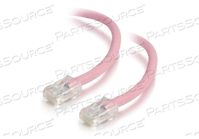 1FT CAT5E NONBOOTED UTP CABLE-PNK