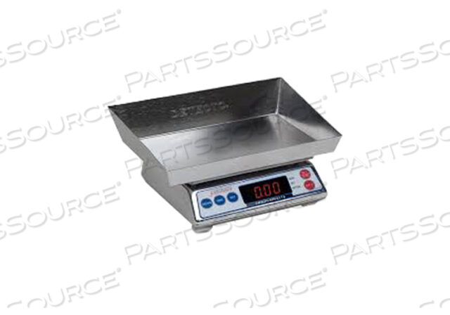 OEM#: WPS12DTMARINER SUBMERSIBLE WET DIAPER SCALE-12 LB/5500 G, 1.2 IN HIGH BACKLIT BLUE LCD by Detecto Scale / Cardinal Scale
