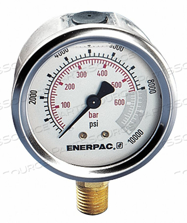 OEM#: G2536LPRESSURE GAUGE 0 TO 15000 PSI 2-1/2IN by Enerpac