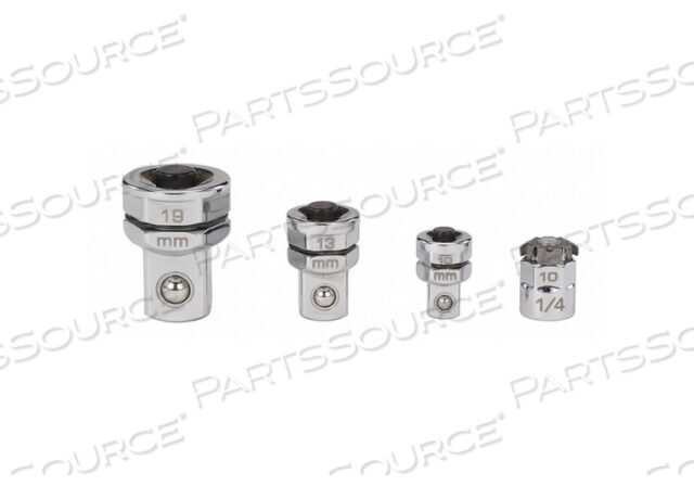 SOCKET ADAPTER SET 1/4 3/8 1/2 FEM SQ