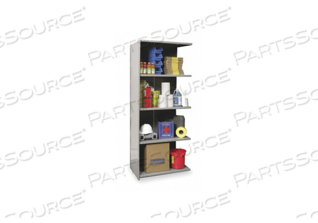 OEM#: A7520-12HGMETAL SHLVING CLOSED ADD-ON 87 H 5 SHELF by Hallowell