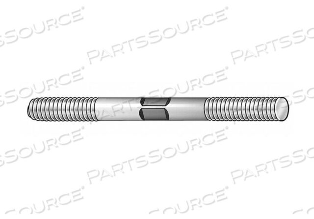 OEM#: 41007DBL END THD STUD 7/8-9 X 6 OAL PK2 by Te-Co