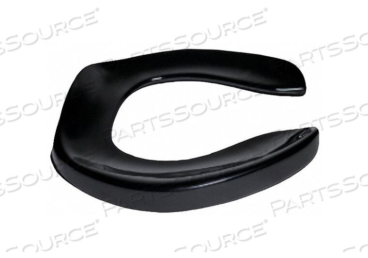 OEM#: GR300CCSS-407TOILET SEAT ROUND BOWL OPEN FRONT BLACK by Centoco