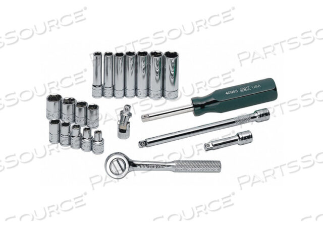 OEM#: 4921SOCKET WRENCH SET SAE 1/4 IN DR 21 PC by SK Professional Tools