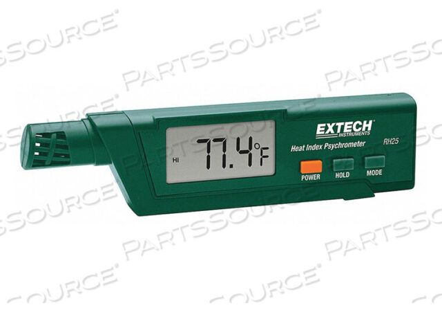 OEM#: RH25HEAT INDEX PSYCHROMETER 4 TO 122 F by Extech Instruments
