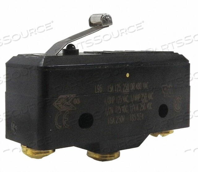 LG BASIC SWCH 15A SPDT LNG ROLLER LEVER