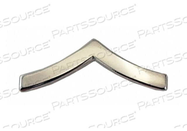 OEM#: 4404MNMETAL RANK INSIGNIA PVT. CHEVRON NCKL PR by Heros Pride