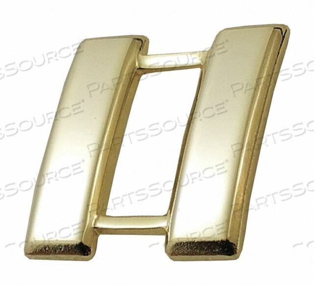 OEM#: 4411MGMETAL RNKINSIGNIA CAPT. BARS - SMOOTH PR by Heros Pride