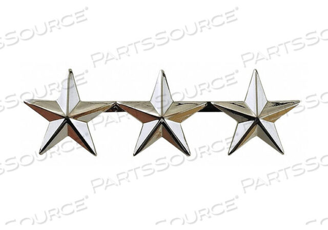 OEM#: 4492NMETAL RNK INSIGNIA THREE 5/8 STRS NKL PR by Heros Pride