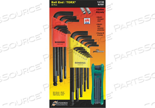 OEM#: 14138TRIPLE PACK-BALL L-WR SETS by Bondhus