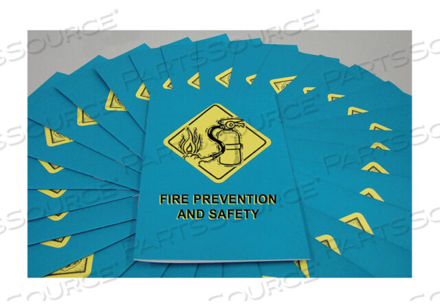 BOOK/BOOKLET ENGLISH FIRE SAFETY PK15