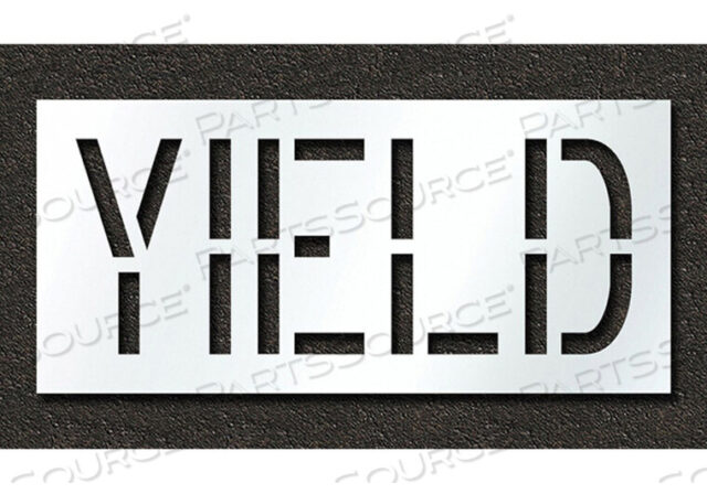 OEM#: STL-116-71826PAVEMENT STENCIL YIELD 18 IN by RAE Products & Chemicals Corp.