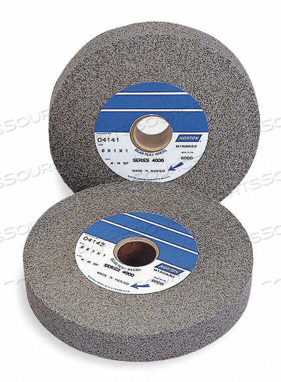 OEM#: 66261055371CONVOLUTE WHEEL METAL FINISHNG 6X1X1 MED by Norton | Saint-Gobain Abrasives