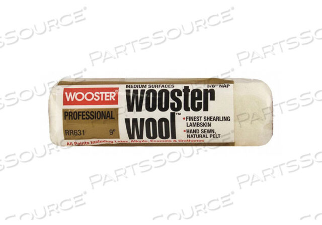 OEM#: RR631-9PAINT ROLLER COVER 9 IN NAP 3/8 IN by Wooster